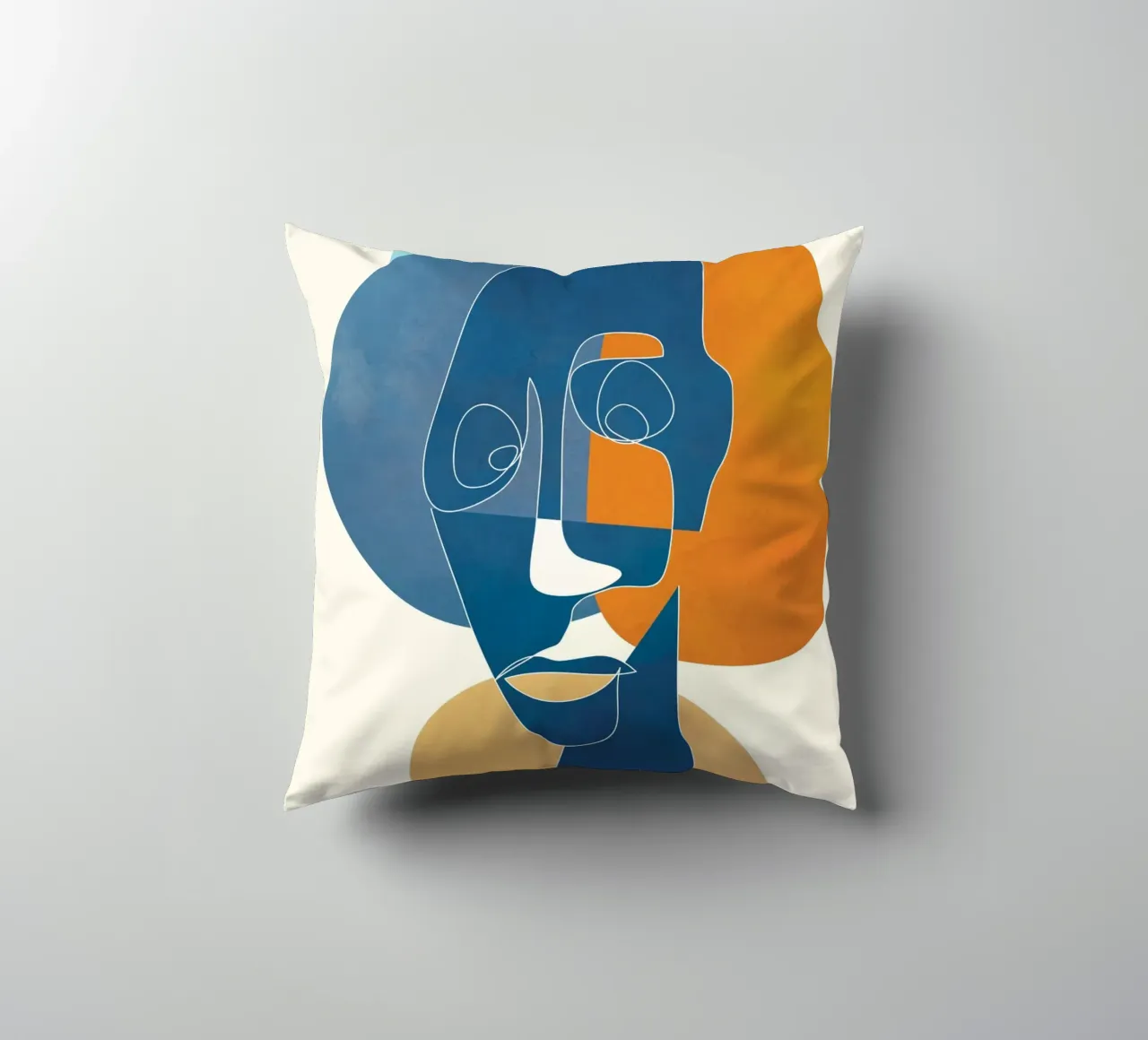 Abstract Mask Design 4 cuscino da cityart