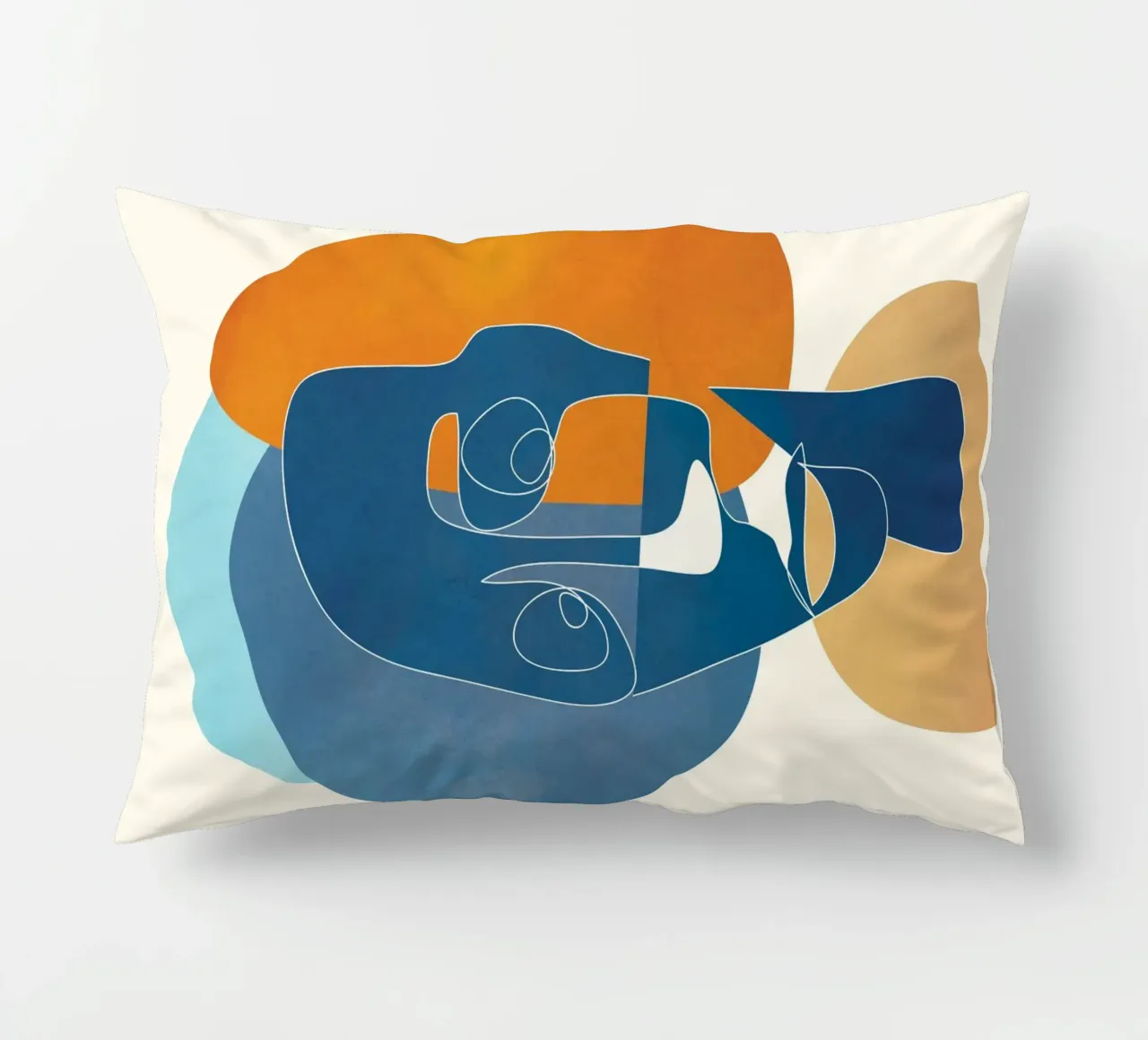 Abstract Mask Design 4 cuscino da cityart