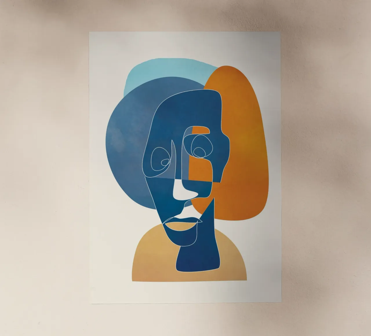 Abstract Mask Design 4 pellicola backlit da cityart