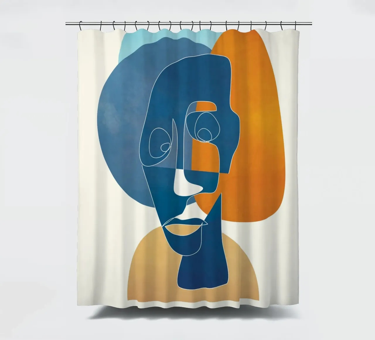 Abstract Mask Design 4 tenda da doccia da cityart