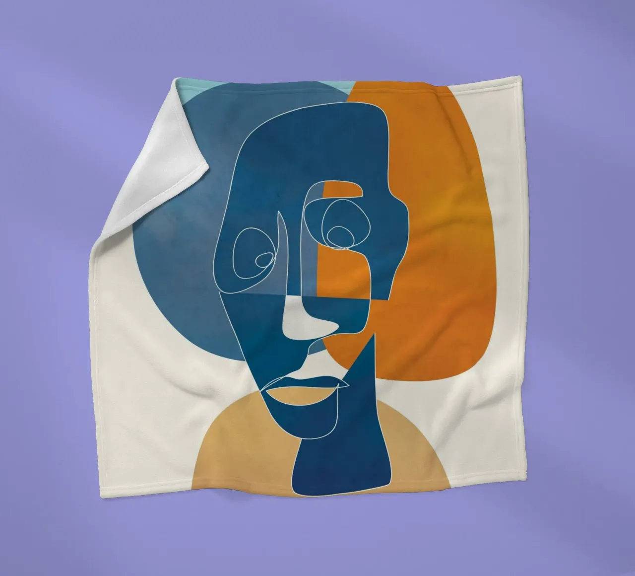 Abstract Mask Design 4 coperta in pile da cityart