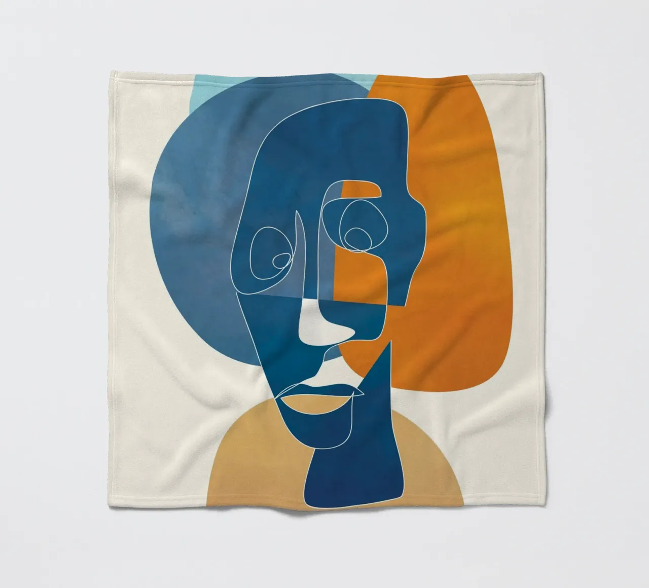 Abstract Mask Design 4 coperta in pile da cityart