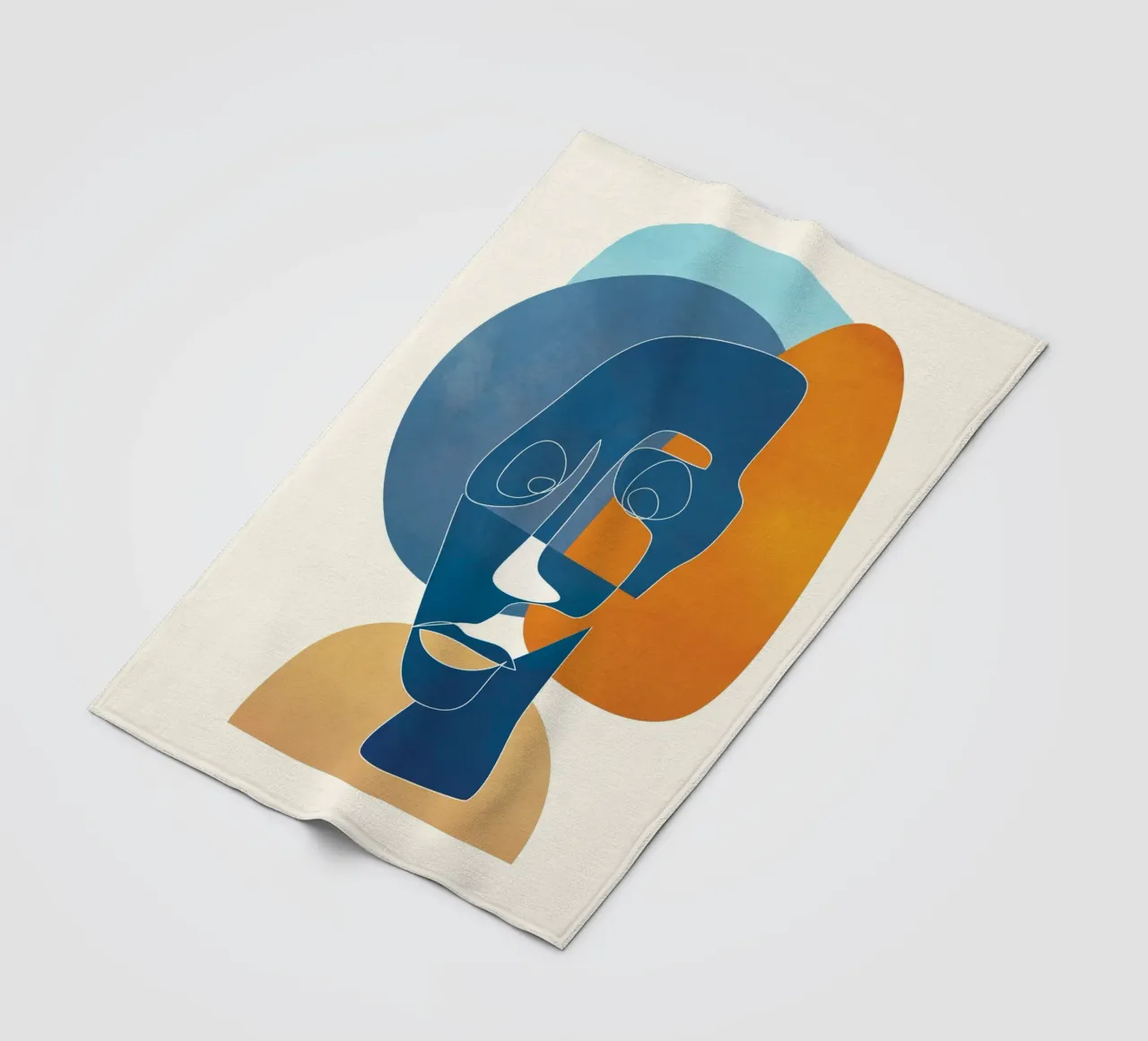 Abstract Mask Design 4 coperta in pile da cityart