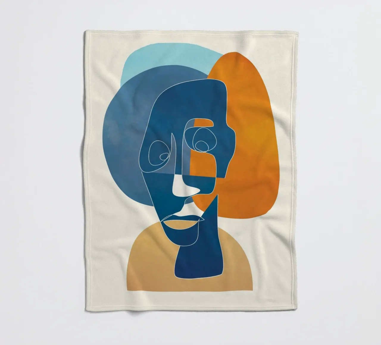 Abstract Mask Design 4 coperta in pile da cityart