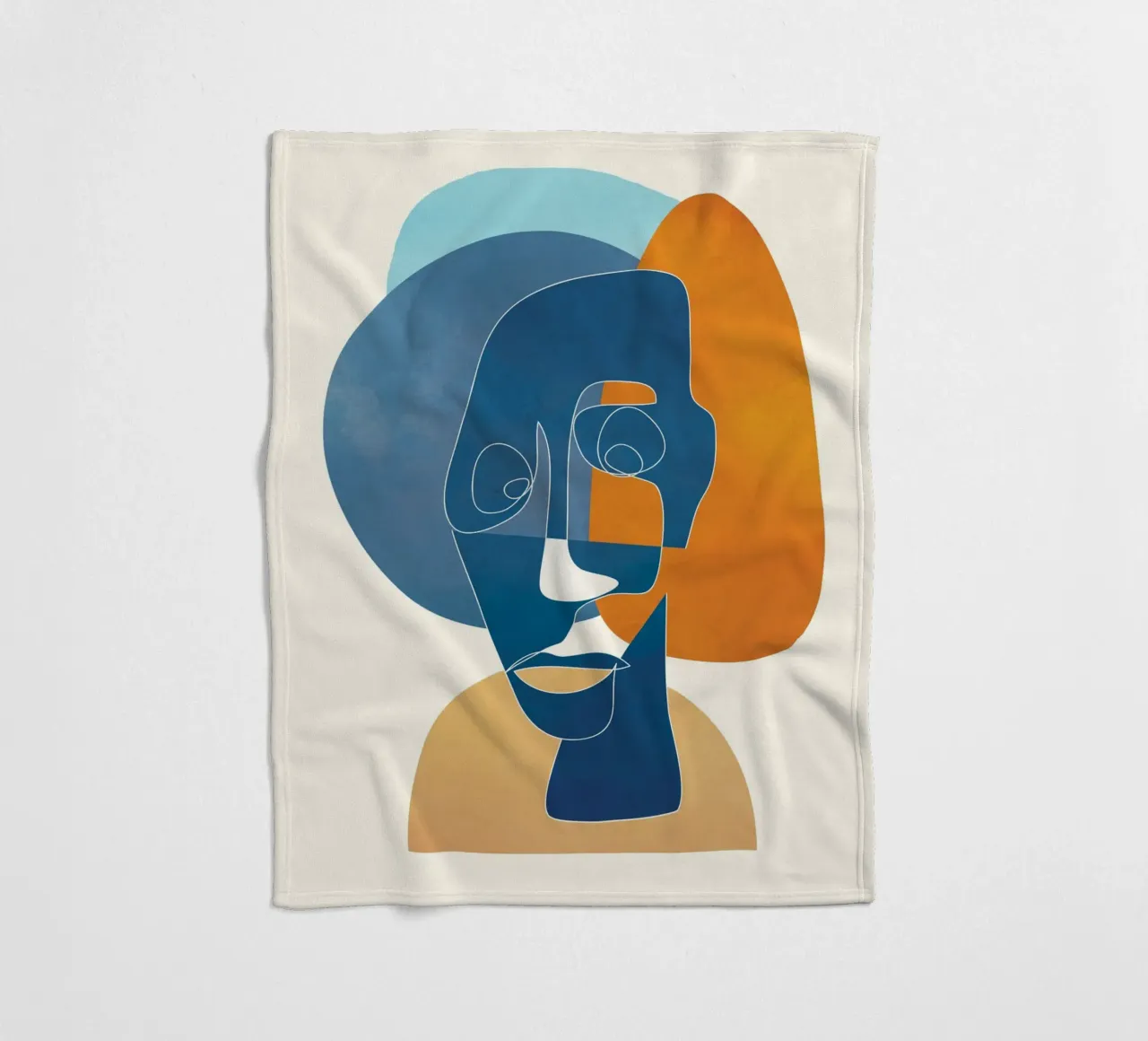 Abstract Mask Design 4 coperta in pile da cityart