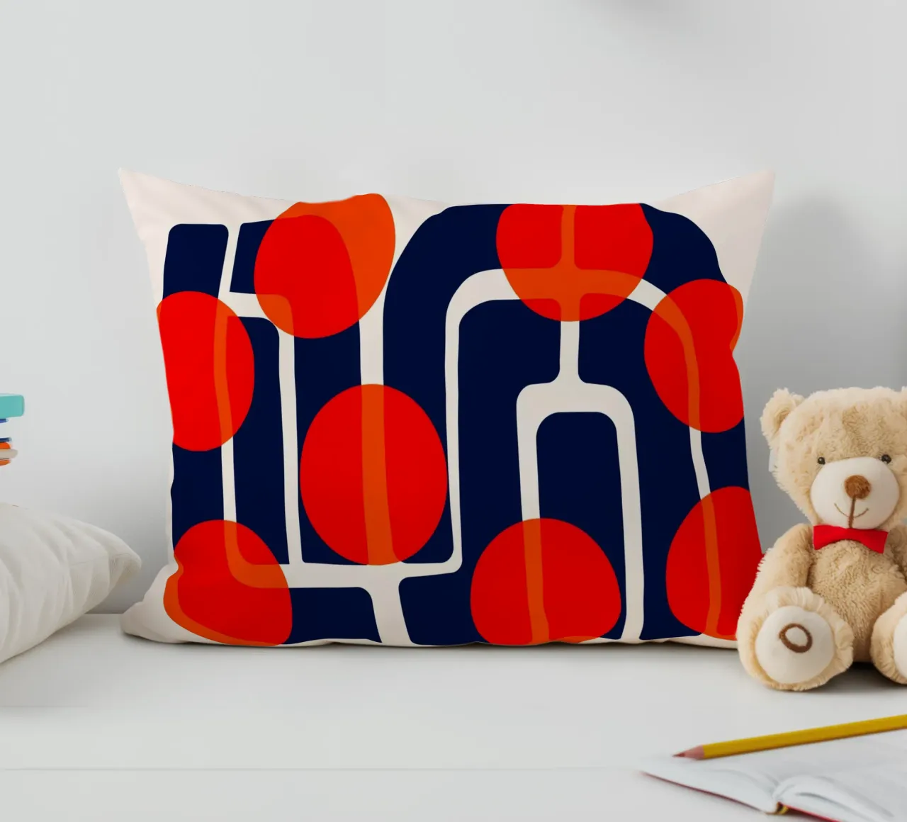 Molti Soli Astratto cuscino da Fox & Velvet