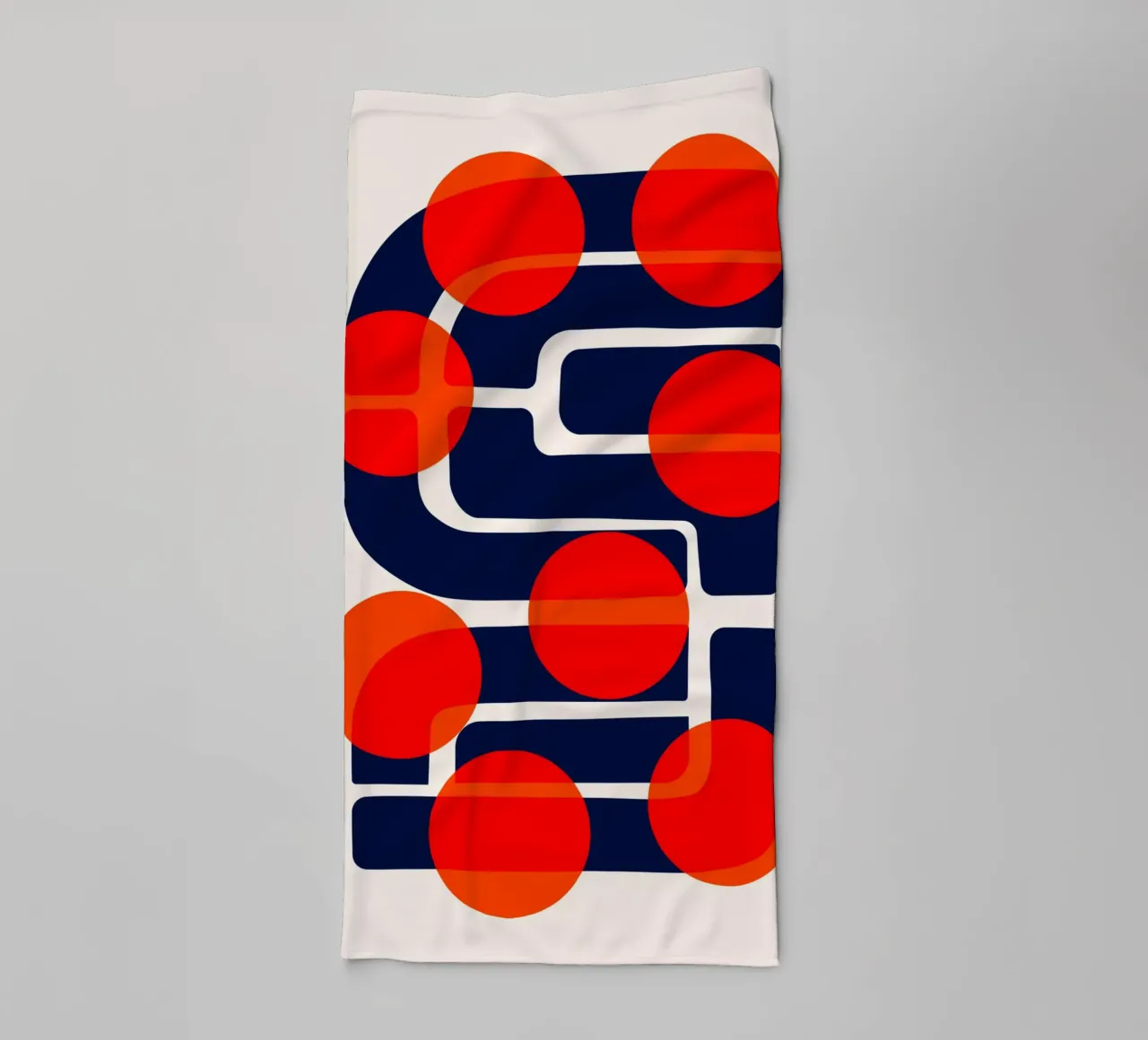 Many Suns Abstract towel by Fox & Velvet