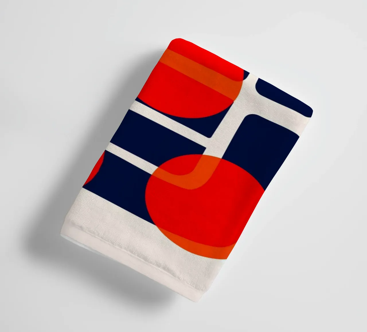 Many Suns Abstract towel by Fox & Velvet