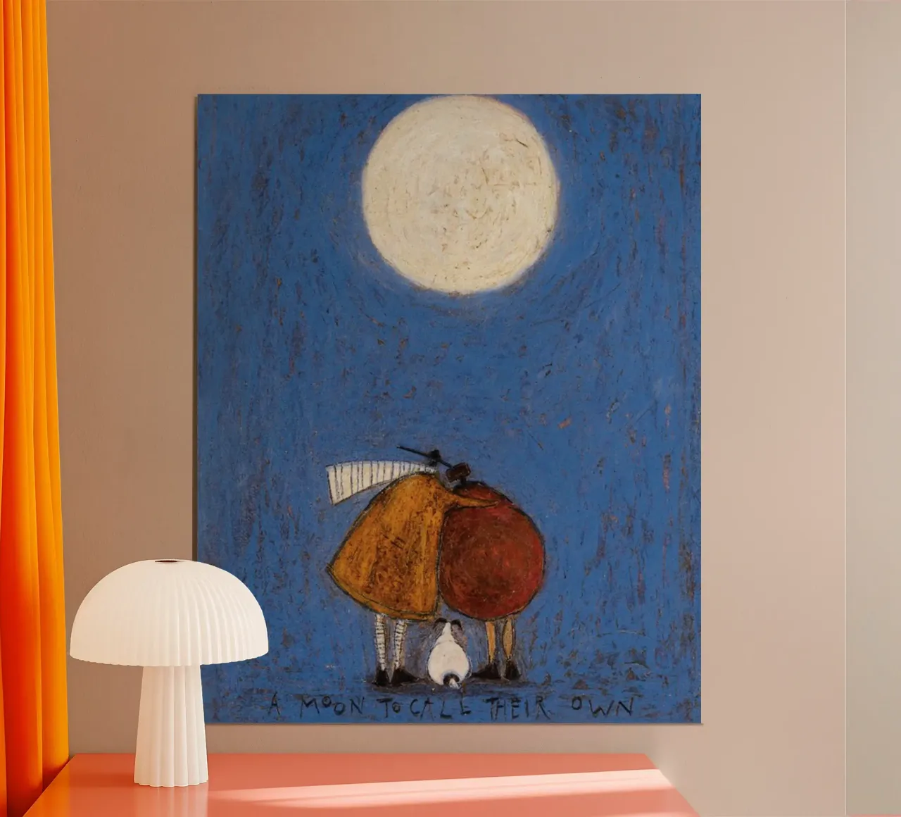 Luna per chiamare il proprio Sam Toft poster con telaio in plastica da Cummings