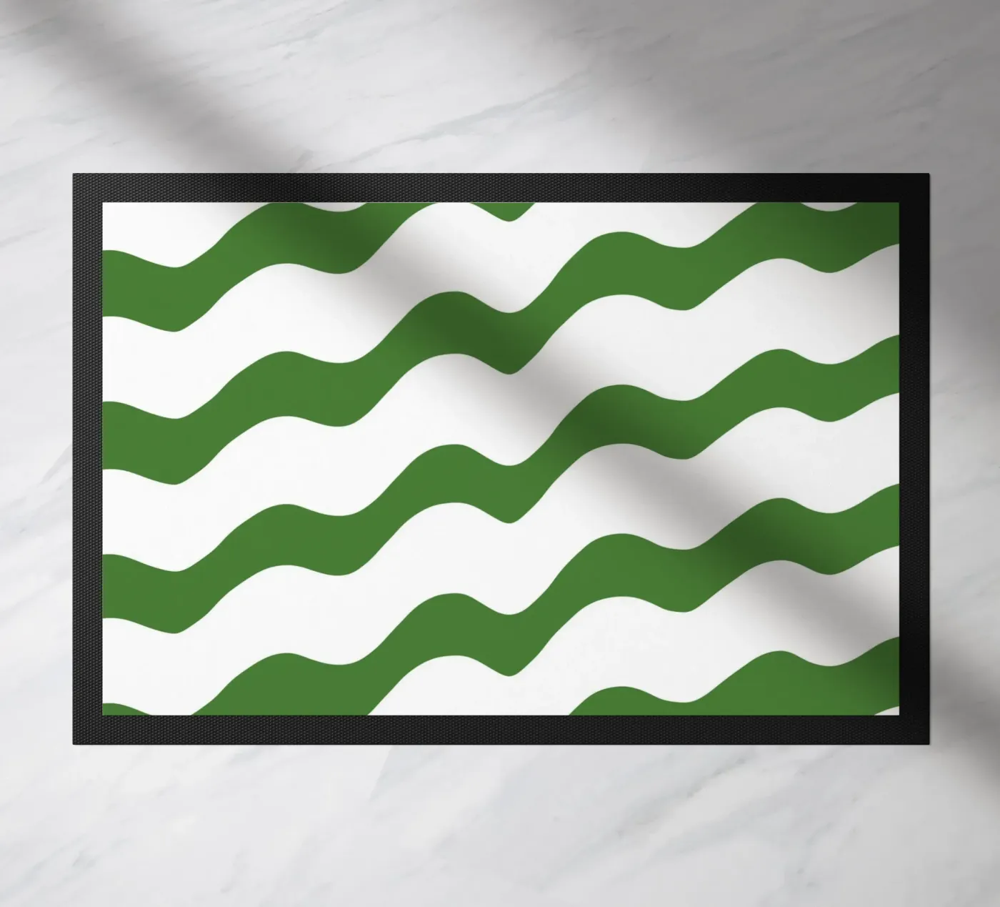 Waves pattern 14 doormat by Little Dean