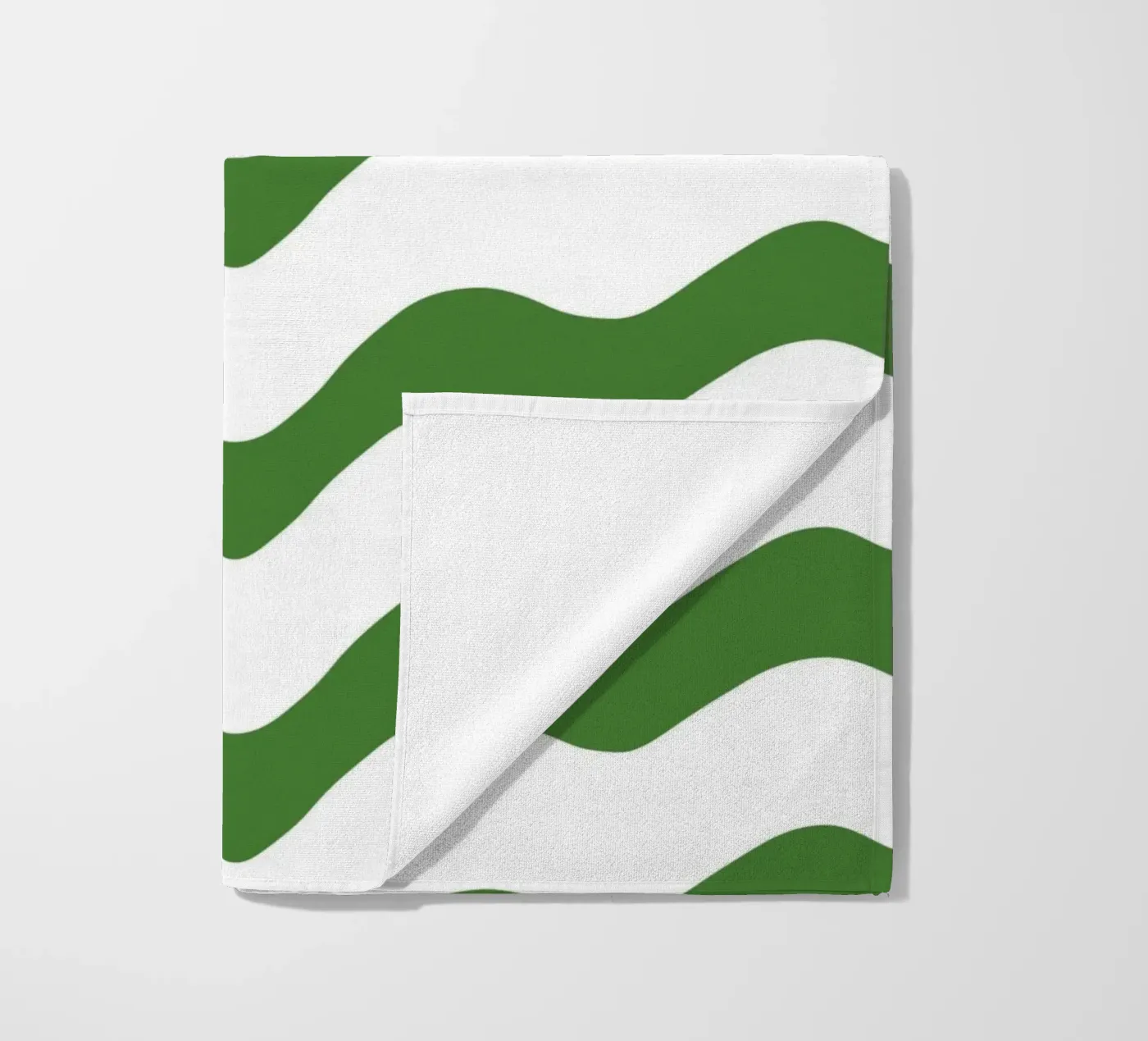 Wellenmuster 14 Strandtuch von Little Dean