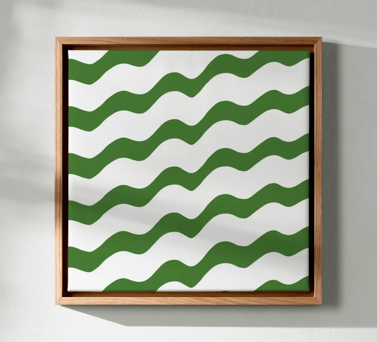 Waves pattern 14 canvas by Little Dean