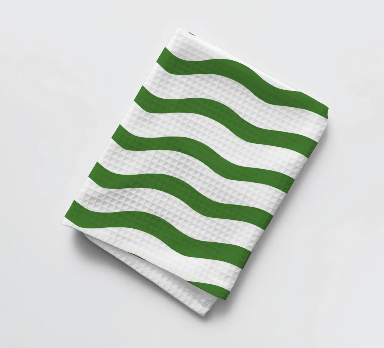 Waves pattern 14 tea towel by Little Dean