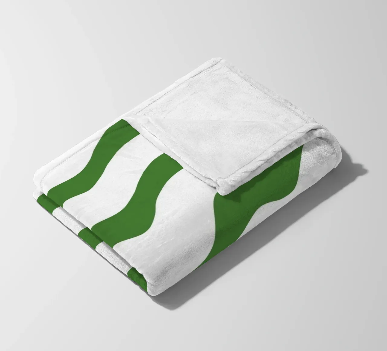 Waves pattern 14 fleece blanket by Little Dean