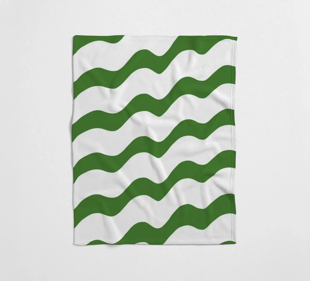 Waves pattern 14 fleece blanket by Little Dean