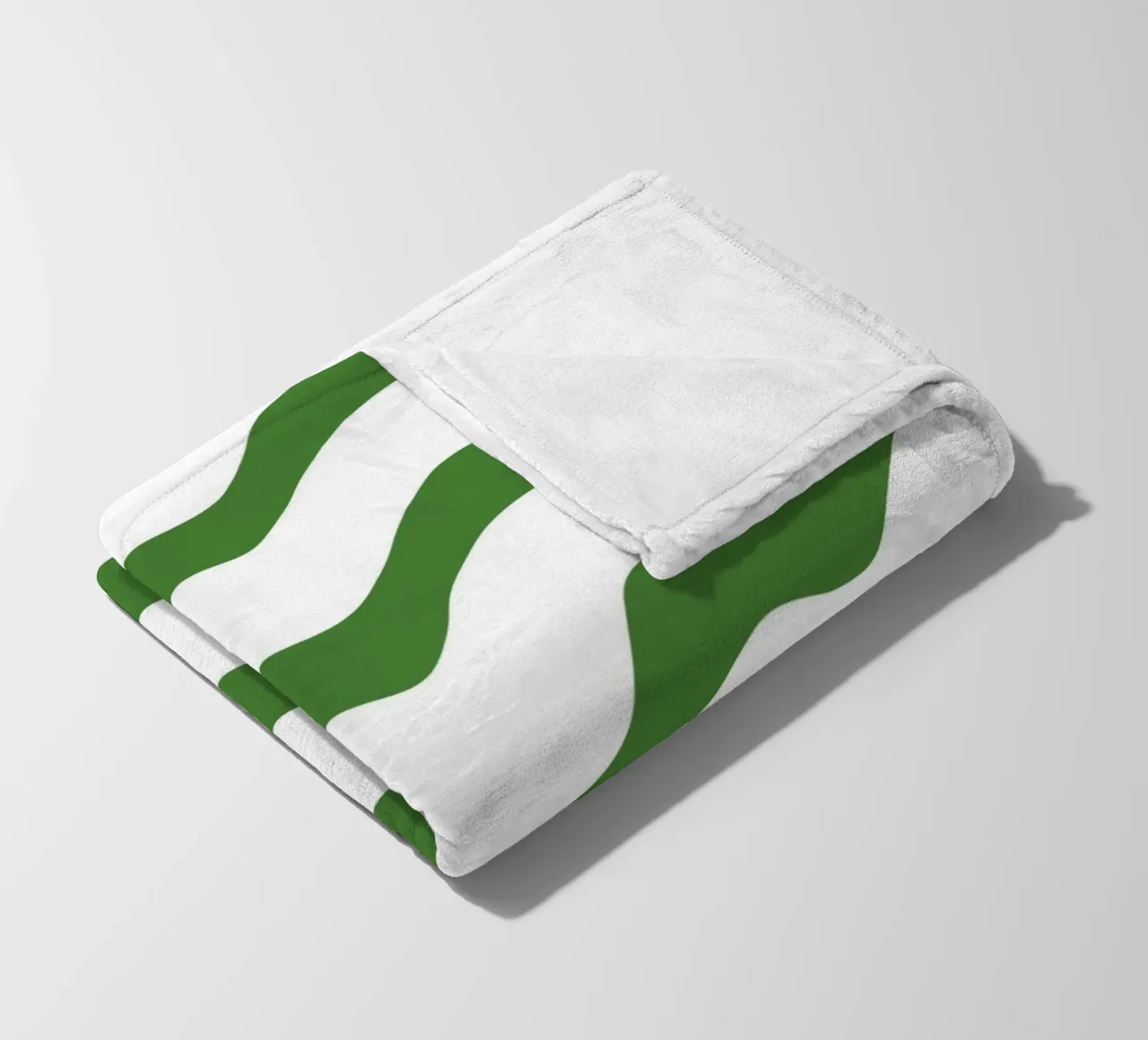 Waves pattern 14 fleece blanket by Little Dean