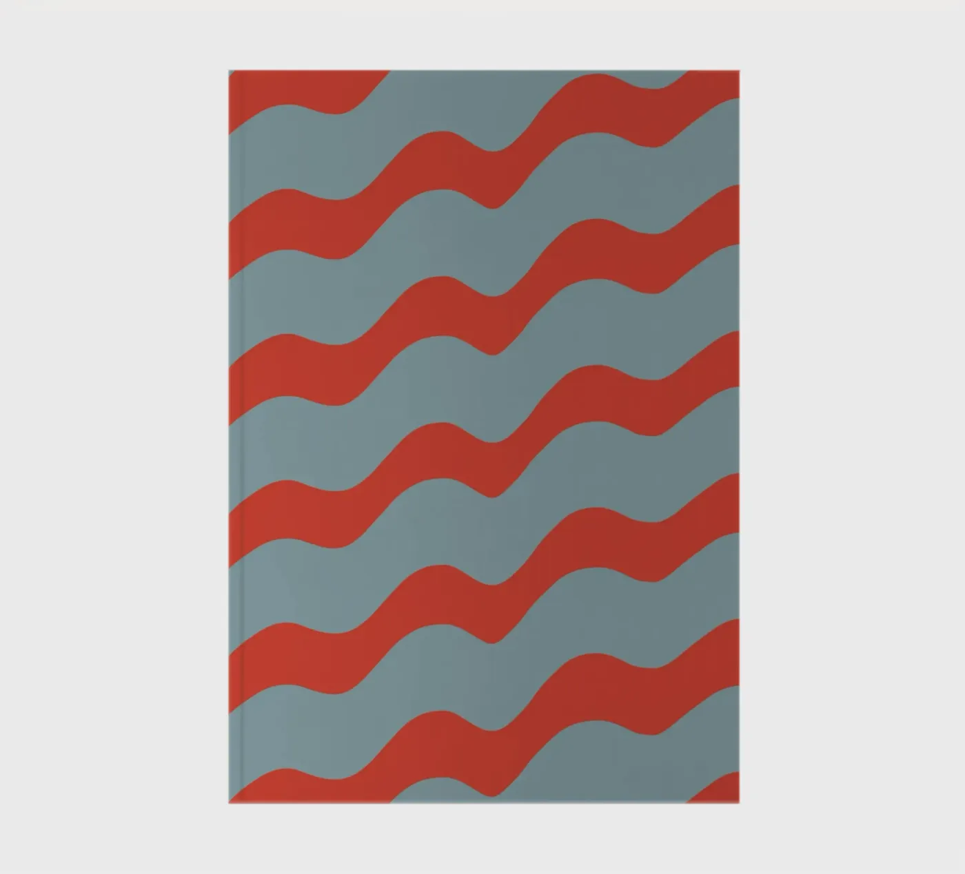 Waves pattern 15 notebook by Little Dean