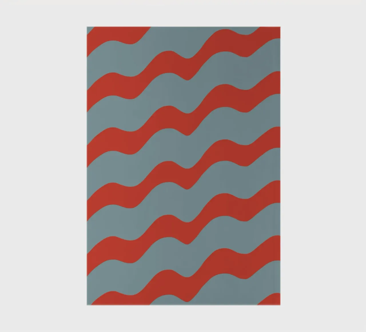 Waves pattern 15 notebook by Little Dean