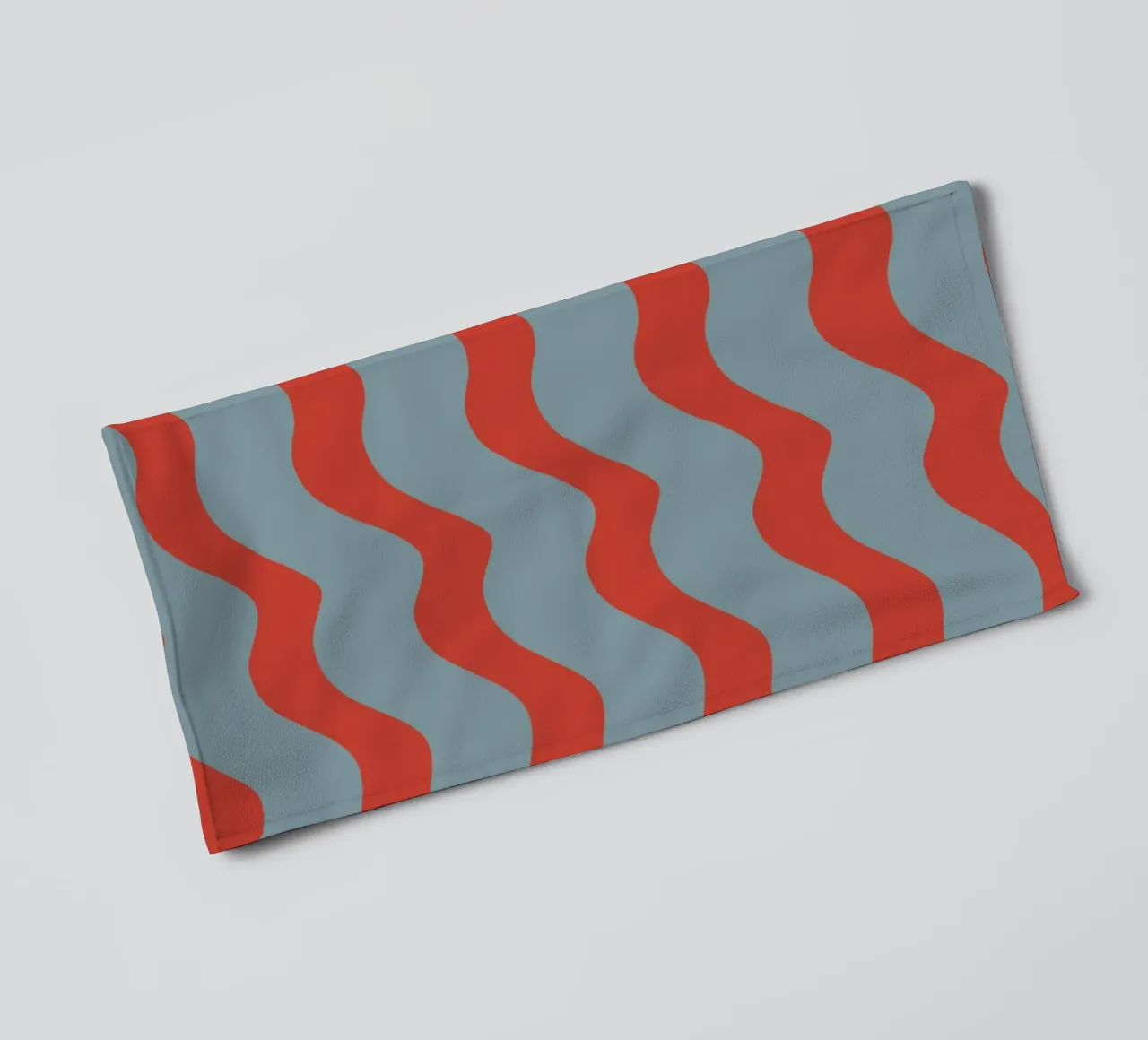 Waves pattern 15 Handtuch von Little Dean