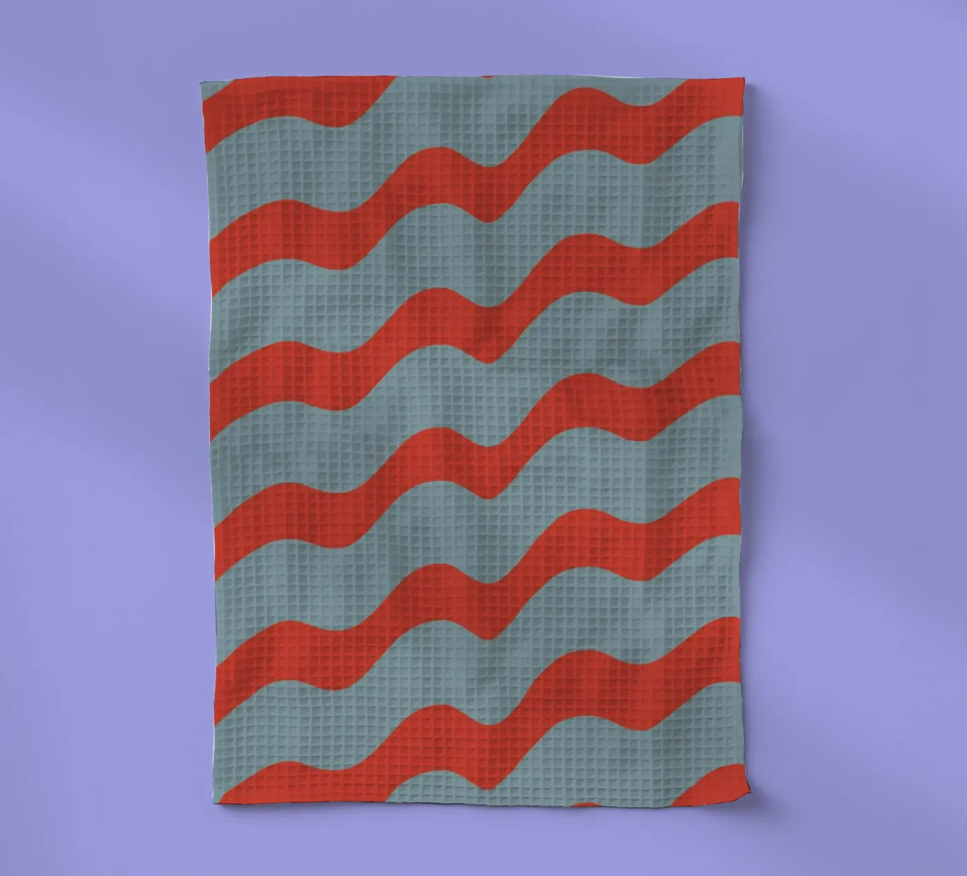 Waves pattern 15 Geschirrtuch von Little Dean