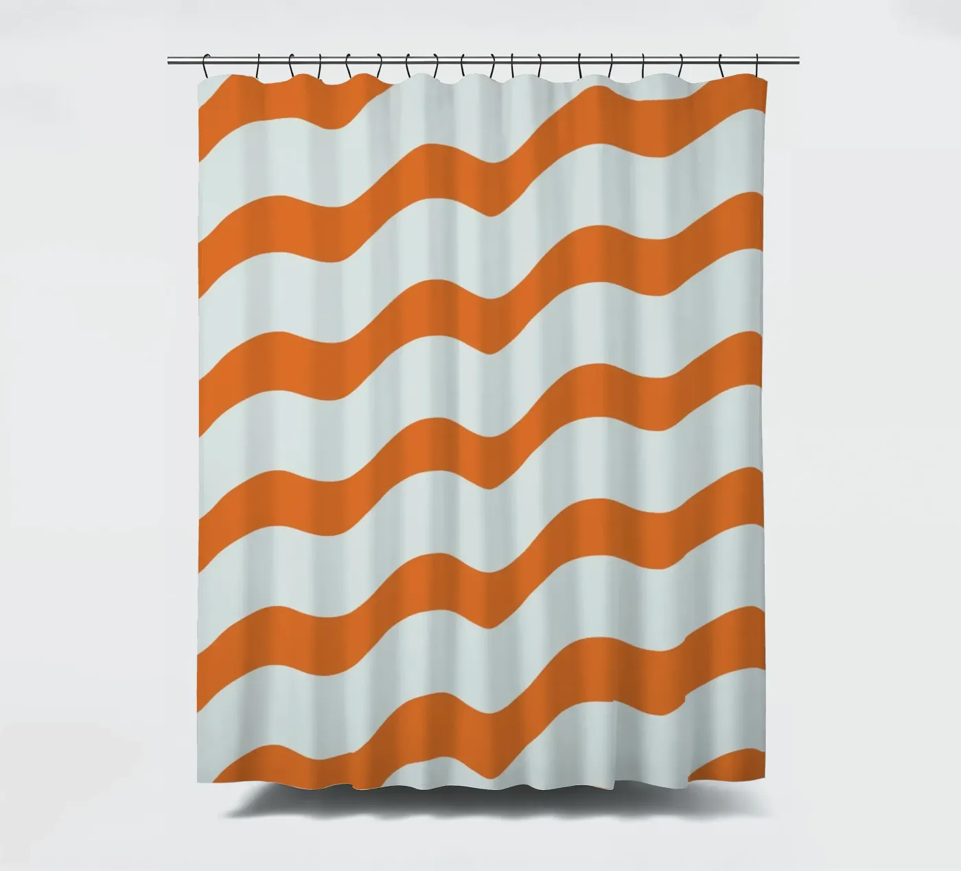 Wellenmuster 16 Duschvorhang von Little Dean