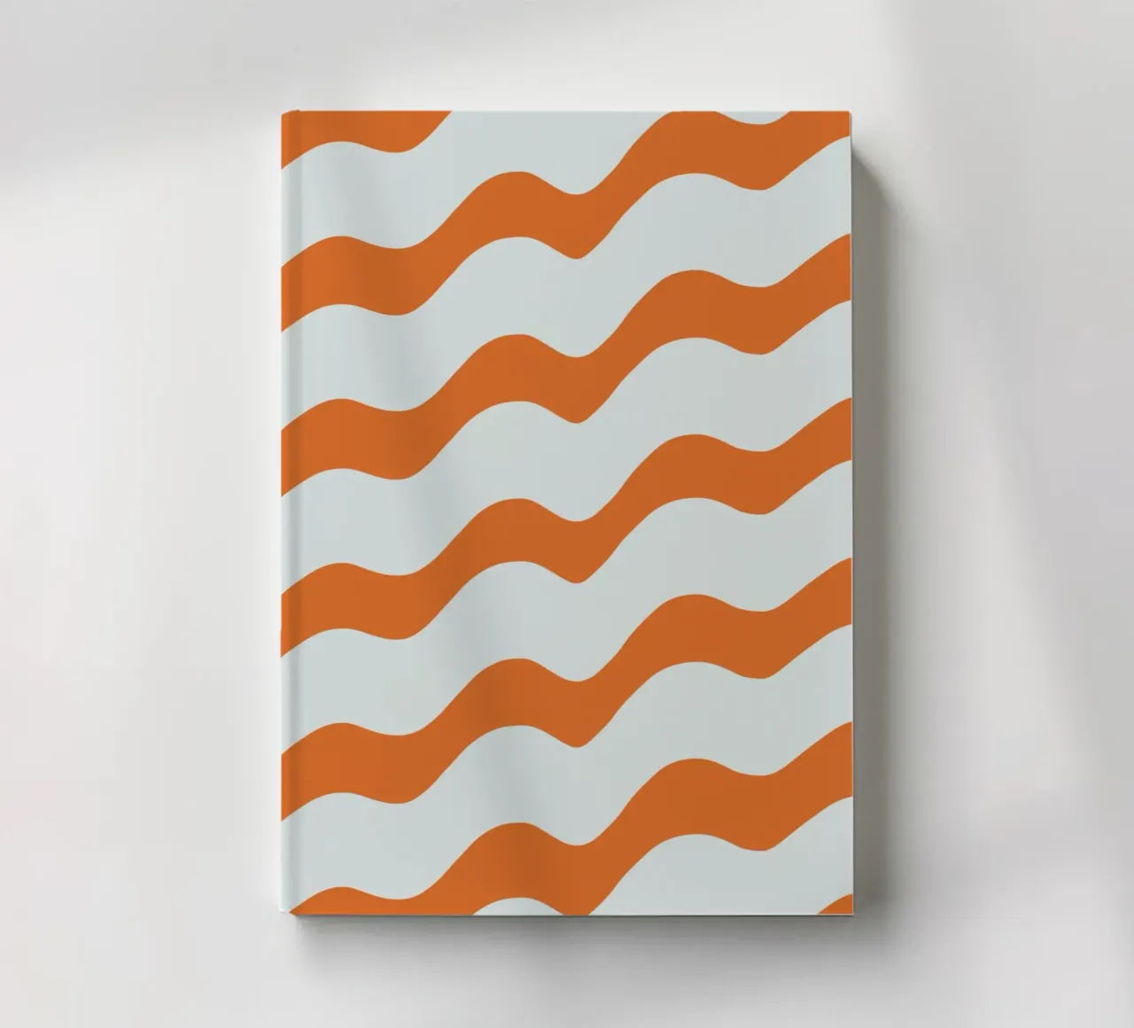 Waves pattern 16 notebook by Little Dean