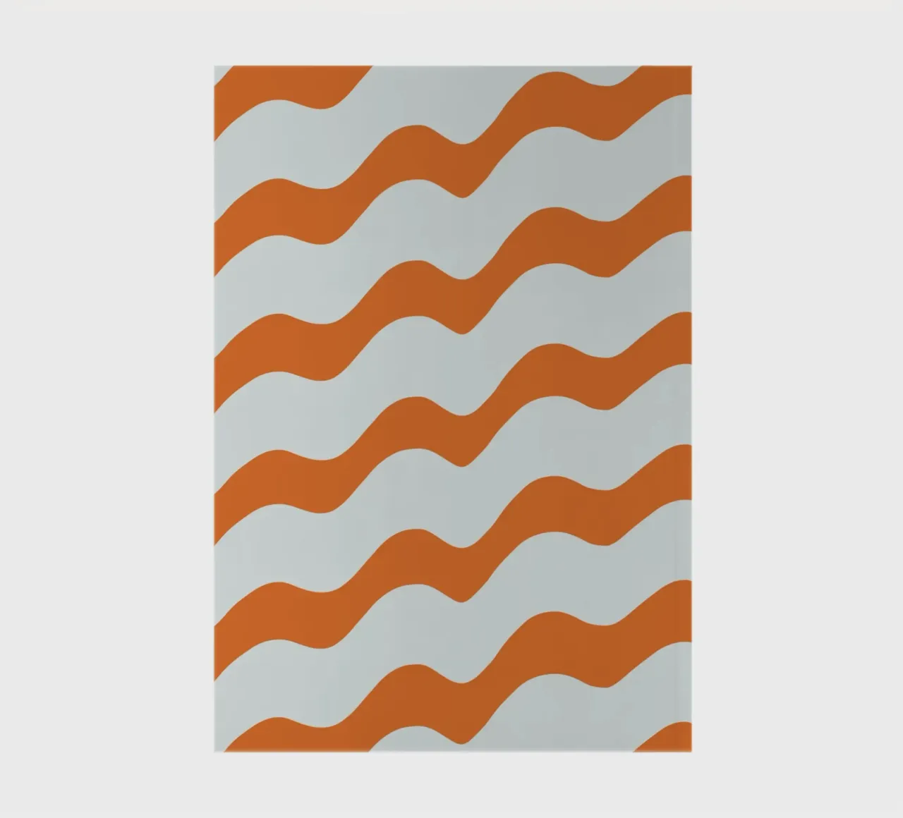 Waves pattern 16 notebook by Little Dean