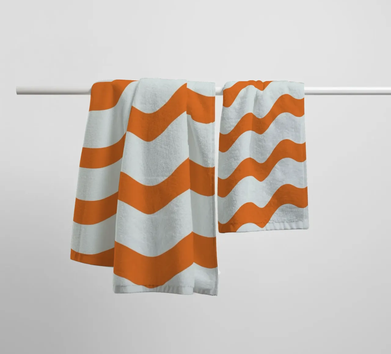 Waves pattern 16 towel by Little Dean