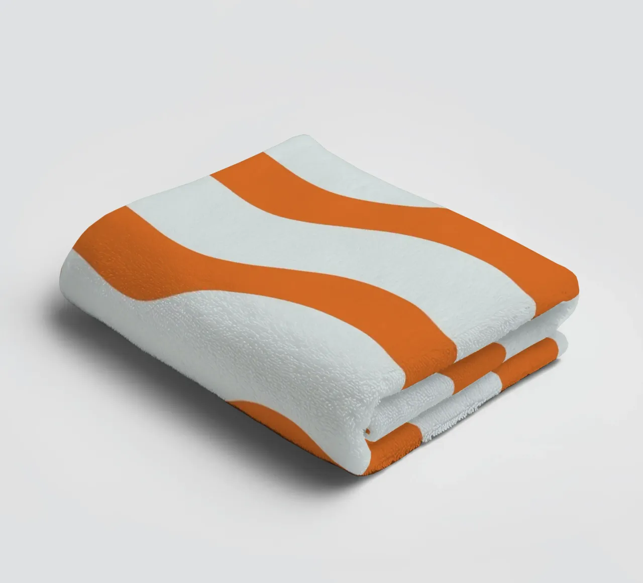 Waves pattern 16 towel by Little Dean