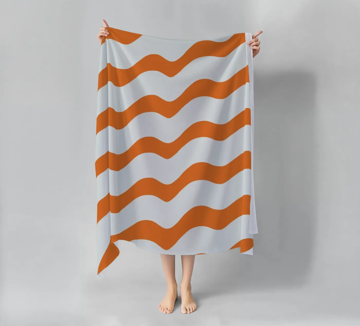 Waves pattern 16 strandhanddoek van Little Dean