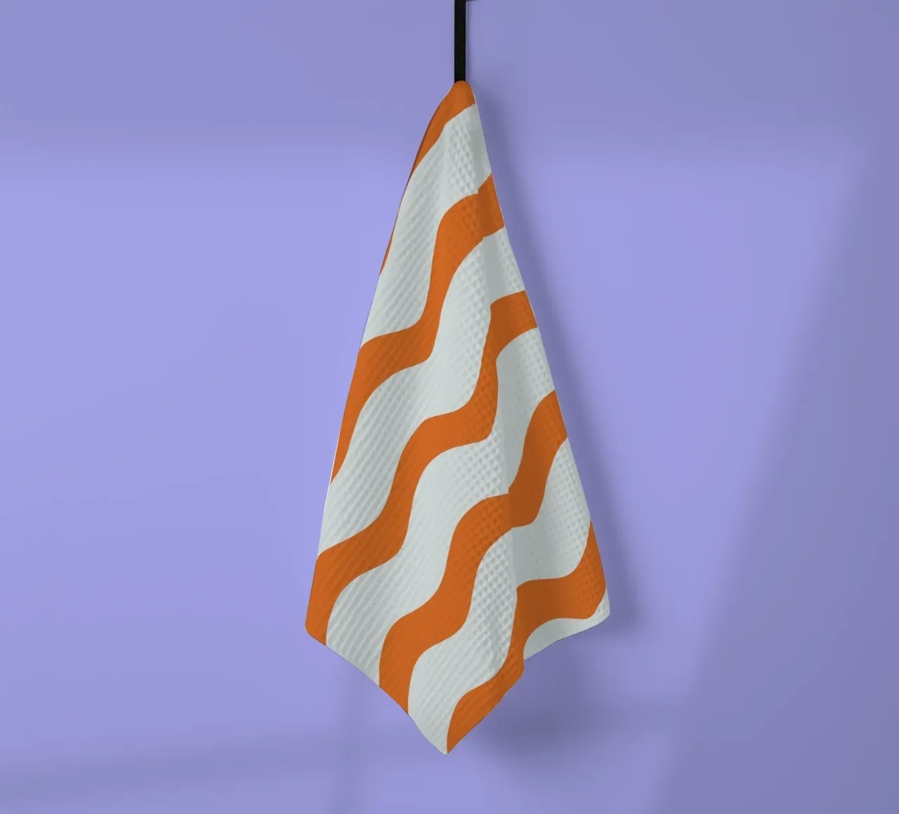 Waves pattern 16 Geschirrtuch von Little Dean