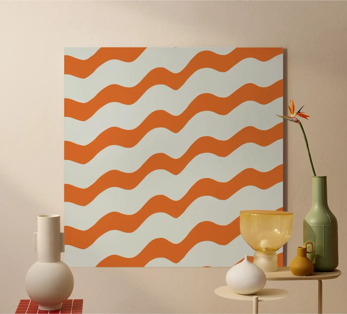 Waves pattern 16 Acryl-Glas von Little Dean