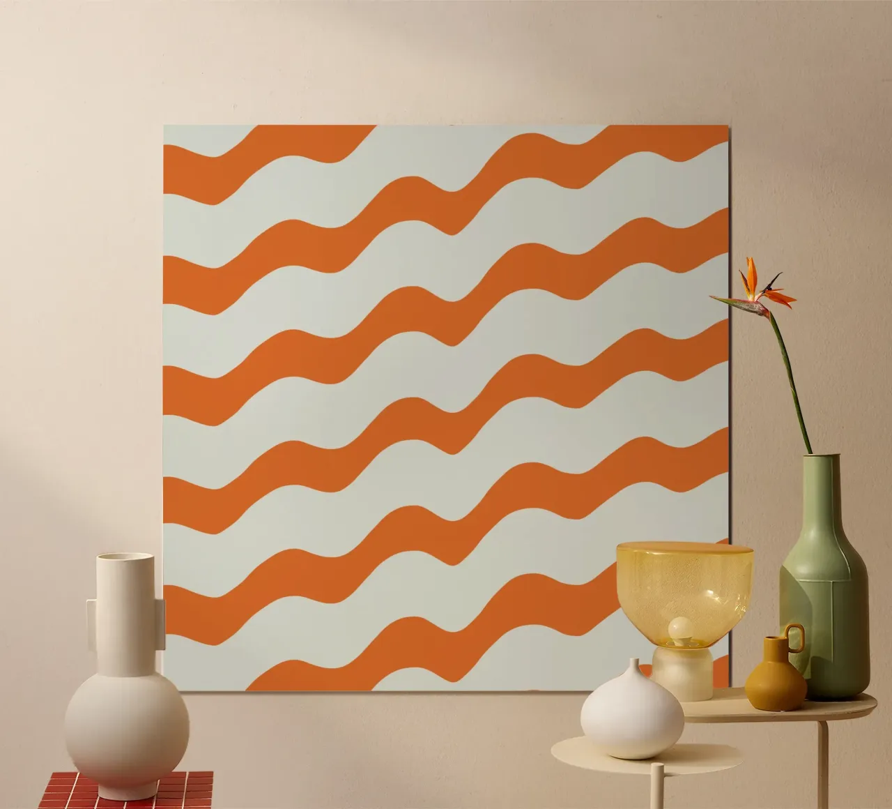 Waves pattern 16 poster by Little Dean
