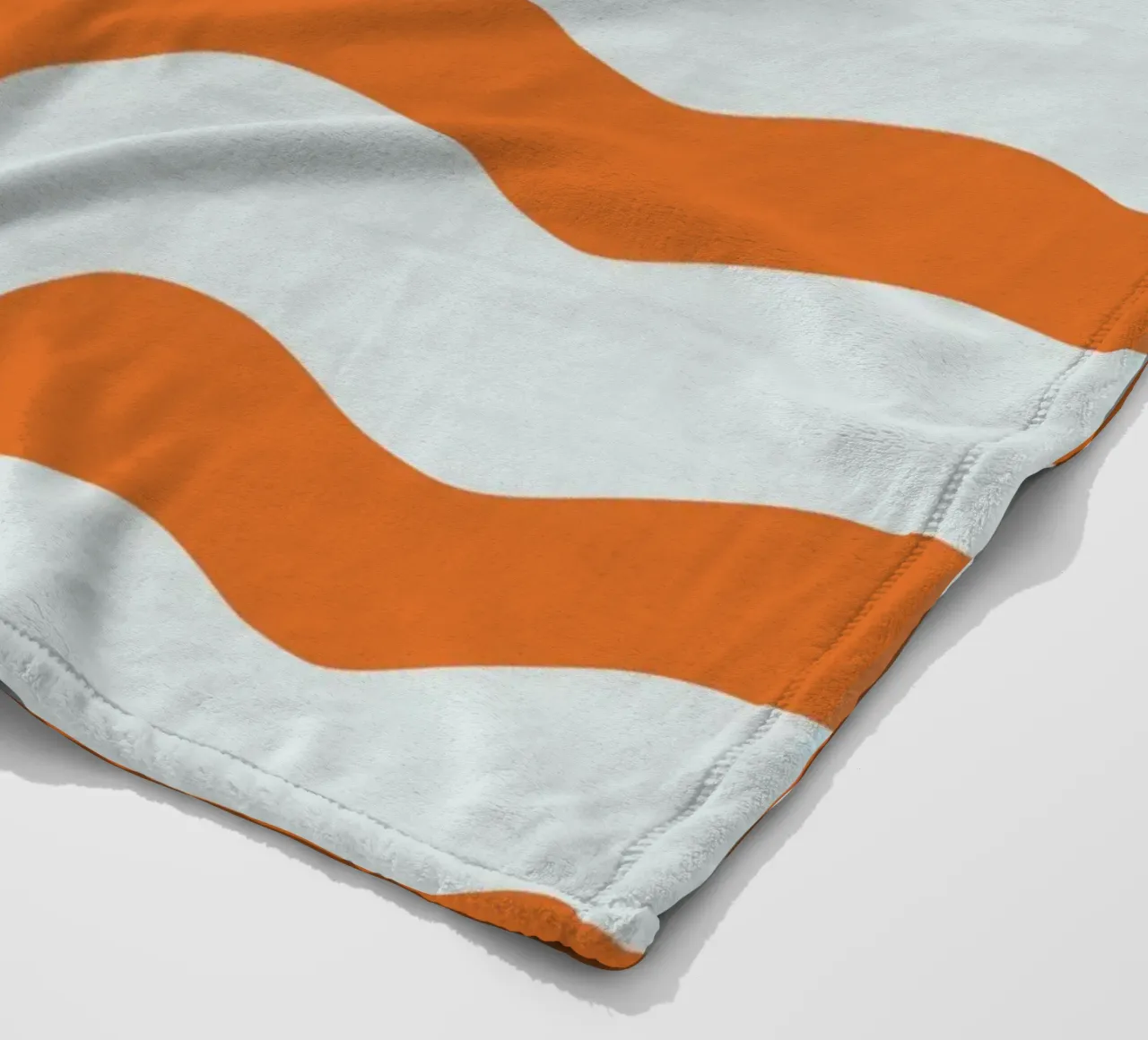 Waves pattern 16 fleece blanket by Little Dean