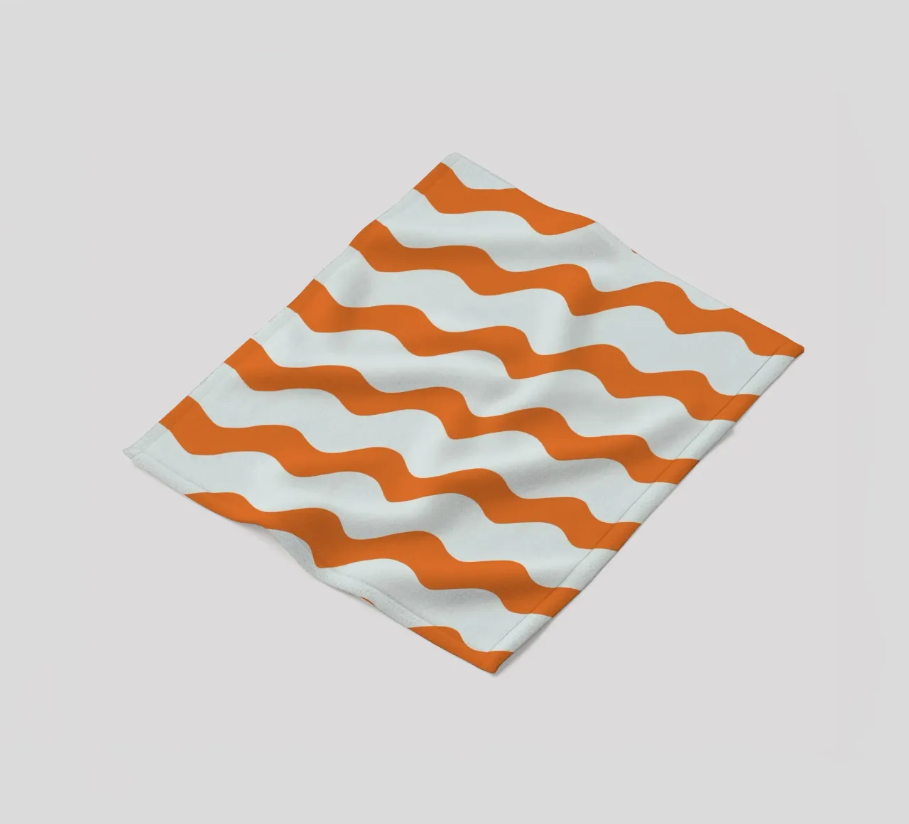 Waves pattern 16 fleece blanket by Little Dean
