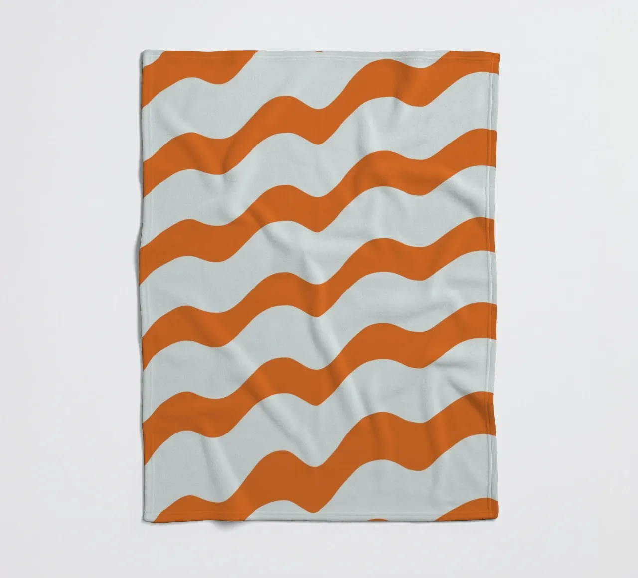 Waves pattern 16 fleece blanket by Little Dean