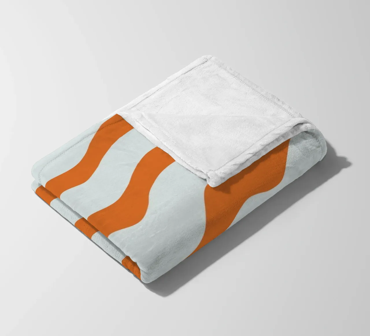 Waves pattern 16 fleece blanket by Little Dean