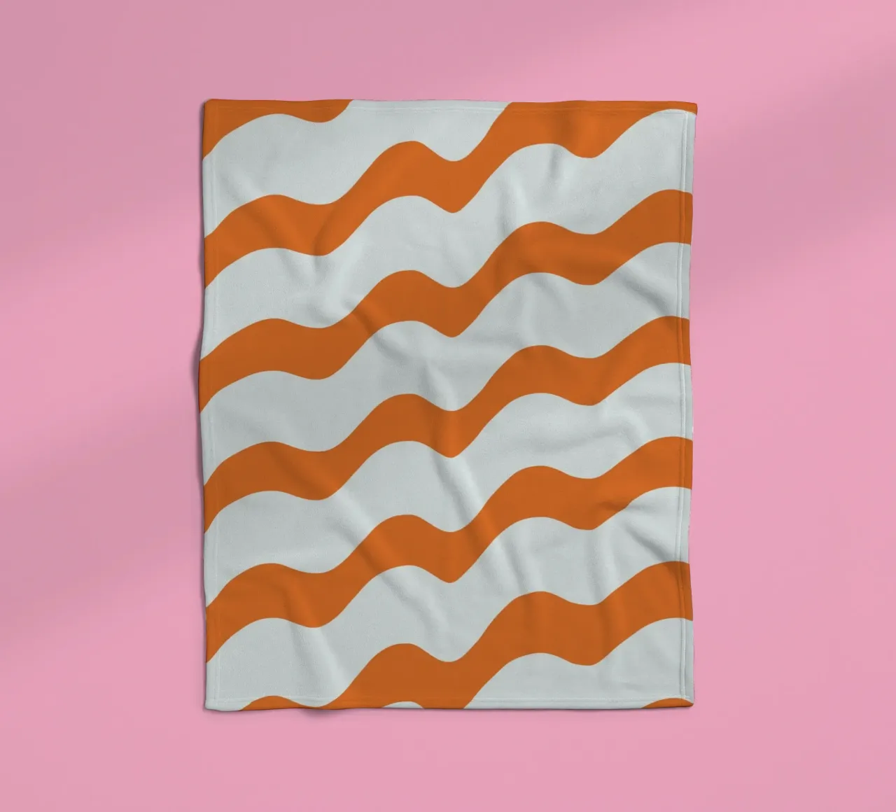 Waves pattern 16 fleece blanket by Little Dean
