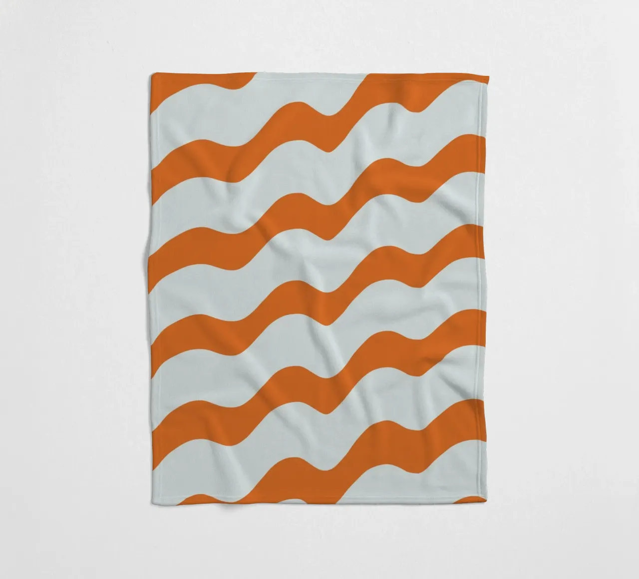 Waves pattern 16 fleece blanket by Little Dean