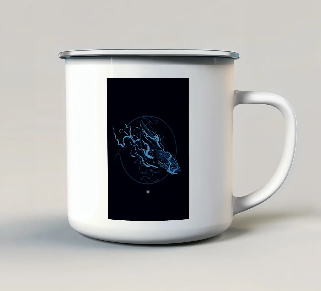 Gettone del sonno Astratto tazza in smalto da shiners
