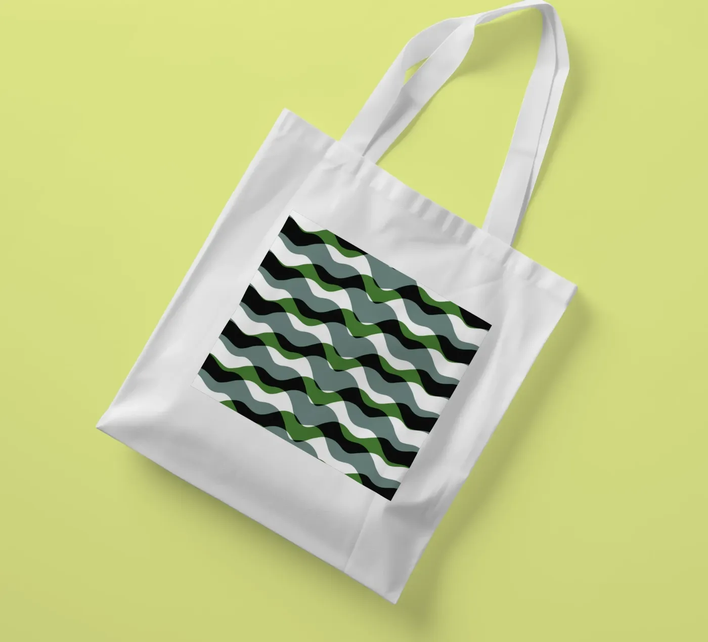 Waves pattern 20 tote bag by Little Dean