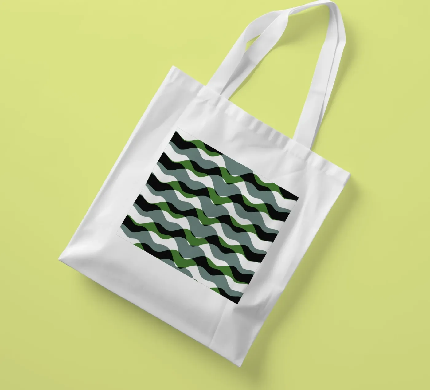 Waves pattern 20 tote bag by Little Dean