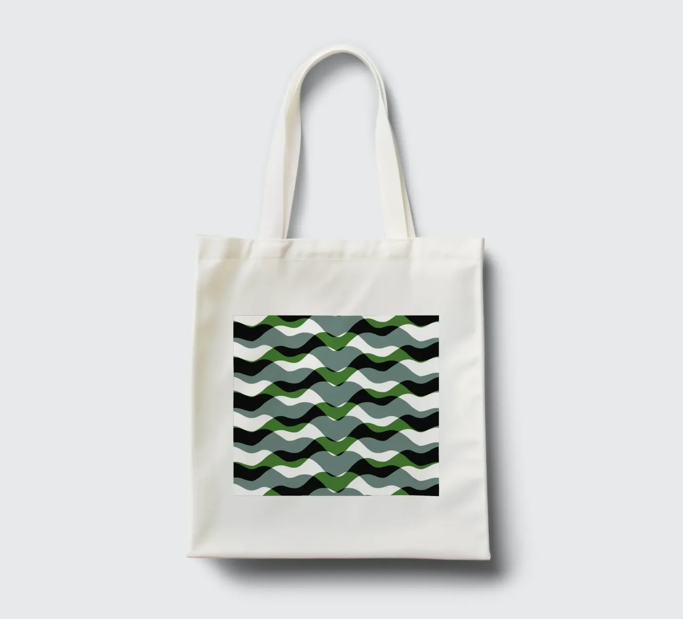 Waves pattern 20 tote bag by Little Dean