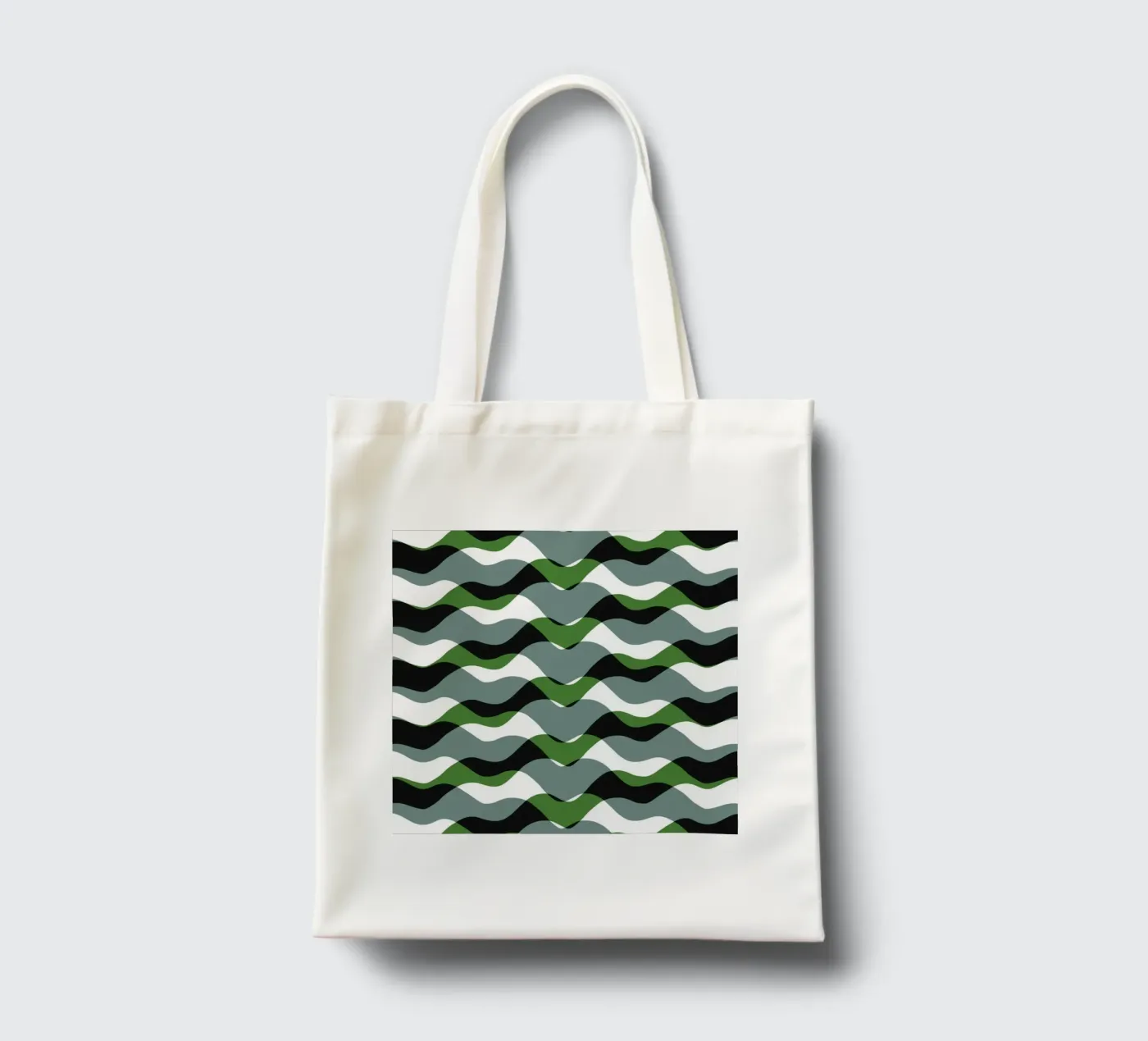 Waves pattern 20 tote bag by Little Dean