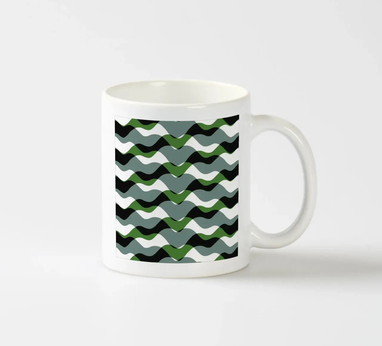 Schema delle onde 20 tazza in ceramica da Little Dean