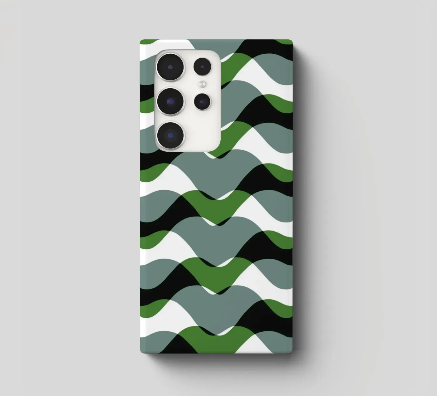 Waves pattern 20 samsung phone case by Little Dean