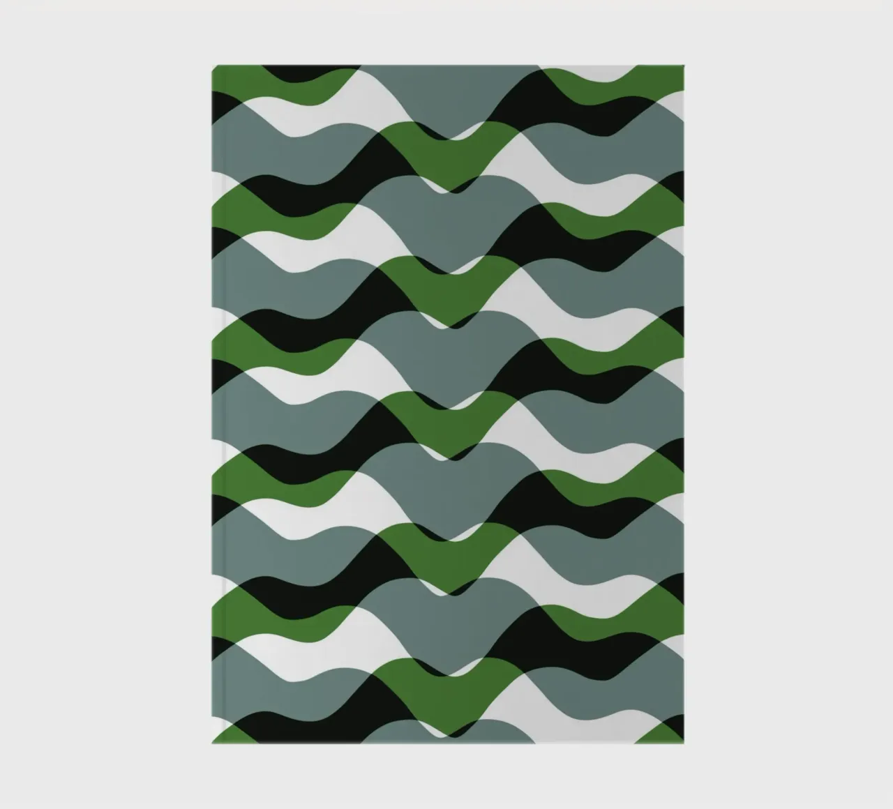 Waves pattern 20 notebook by Little Dean