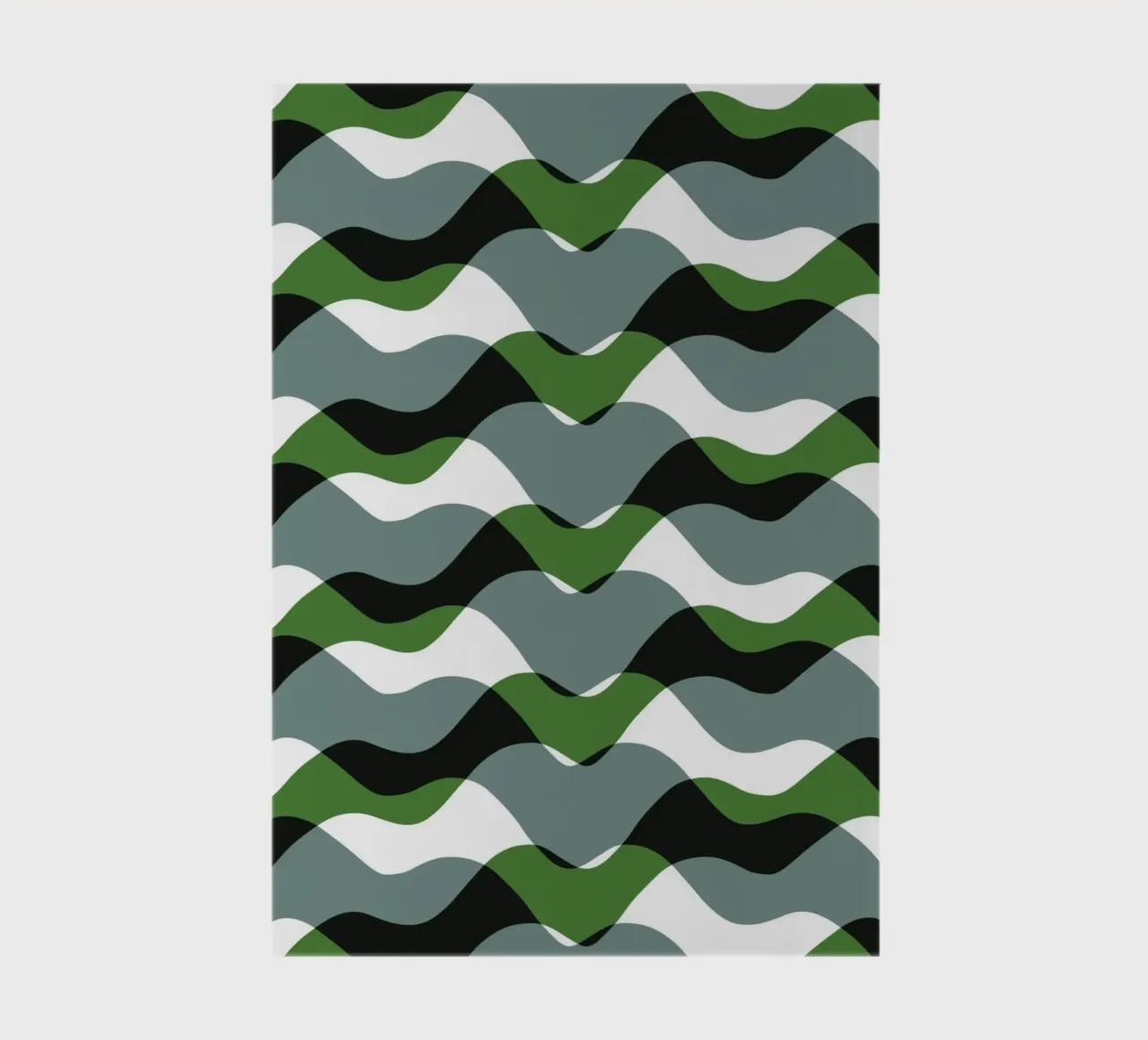 Waves pattern 20 notebook by Little Dean