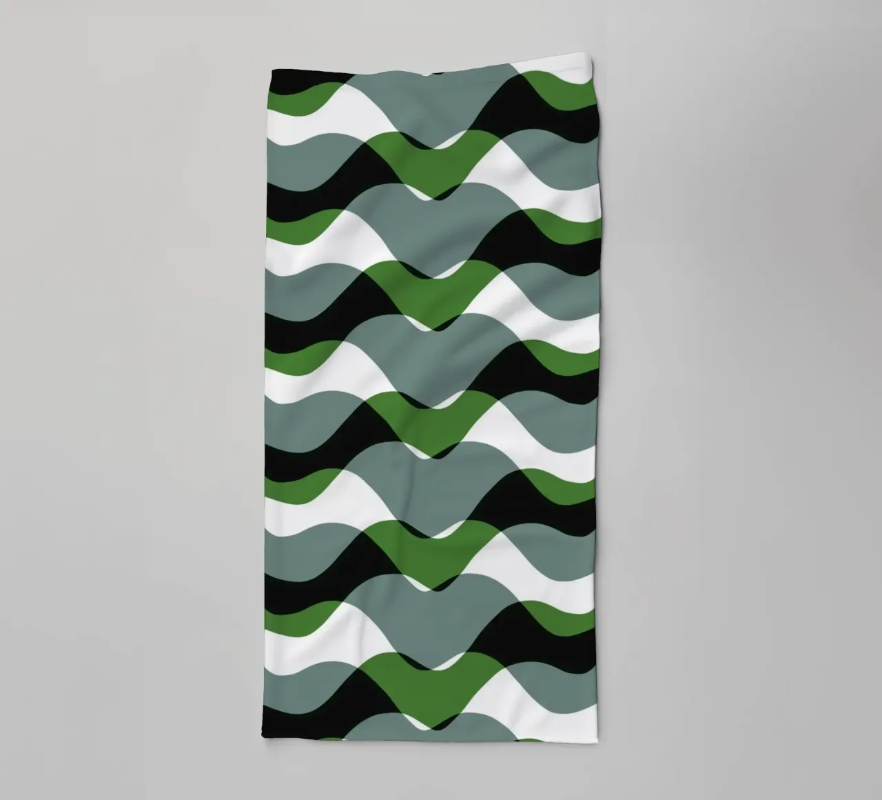 Waves pattern 20 towel by Little Dean