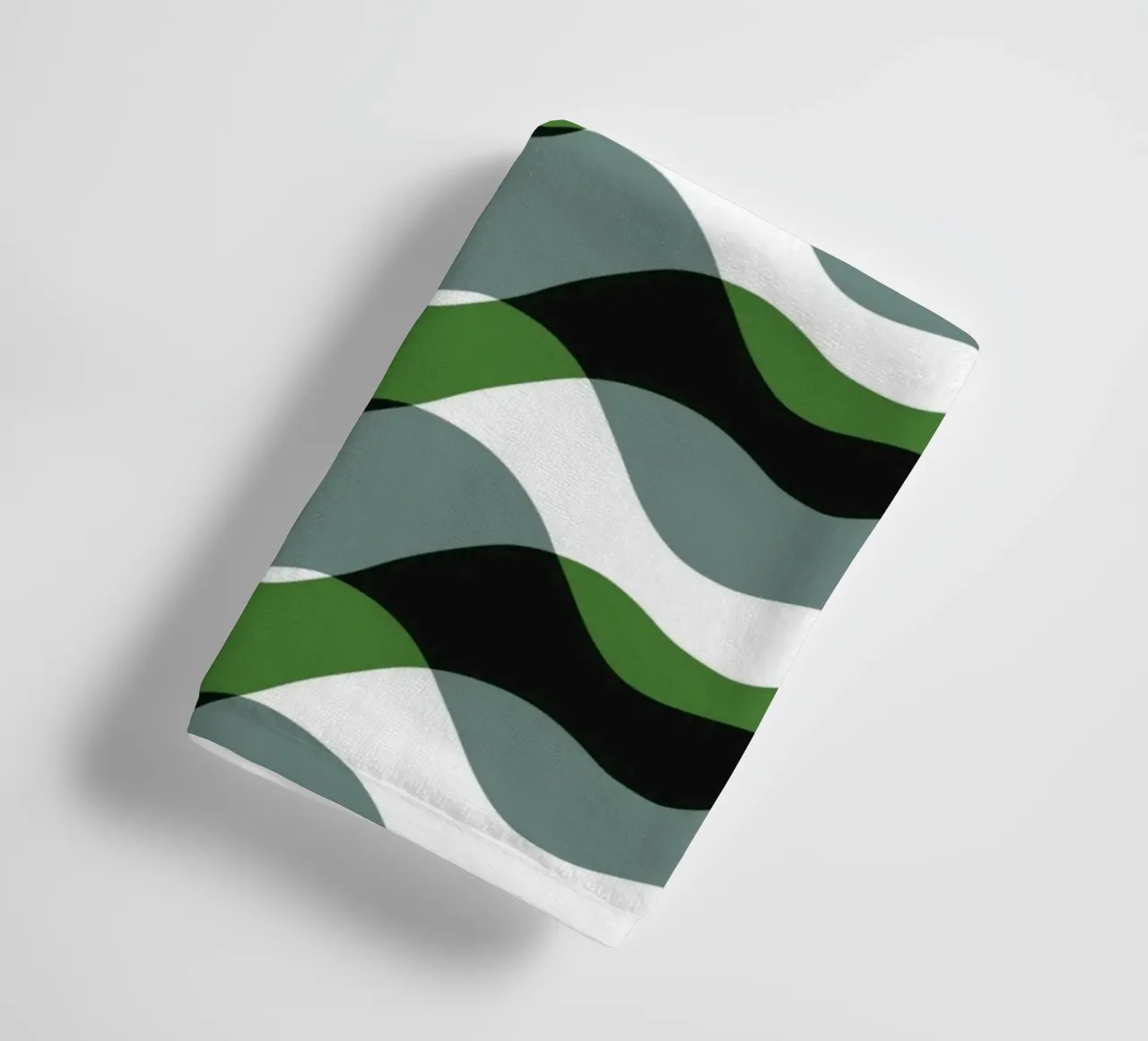 Waves pattern 20 towel by Little Dean